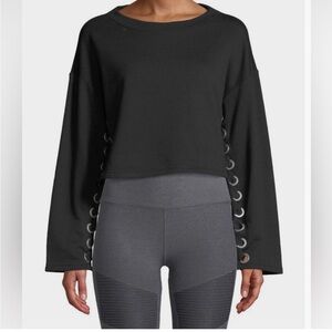 Alo Yoga lace up sweatshirt